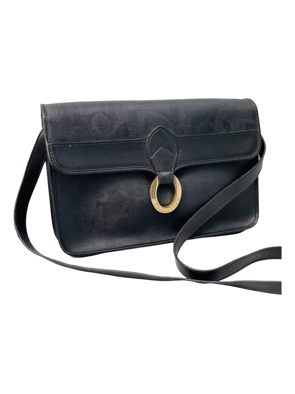 Vintage Christian Dior Black Monogram Canvas bag